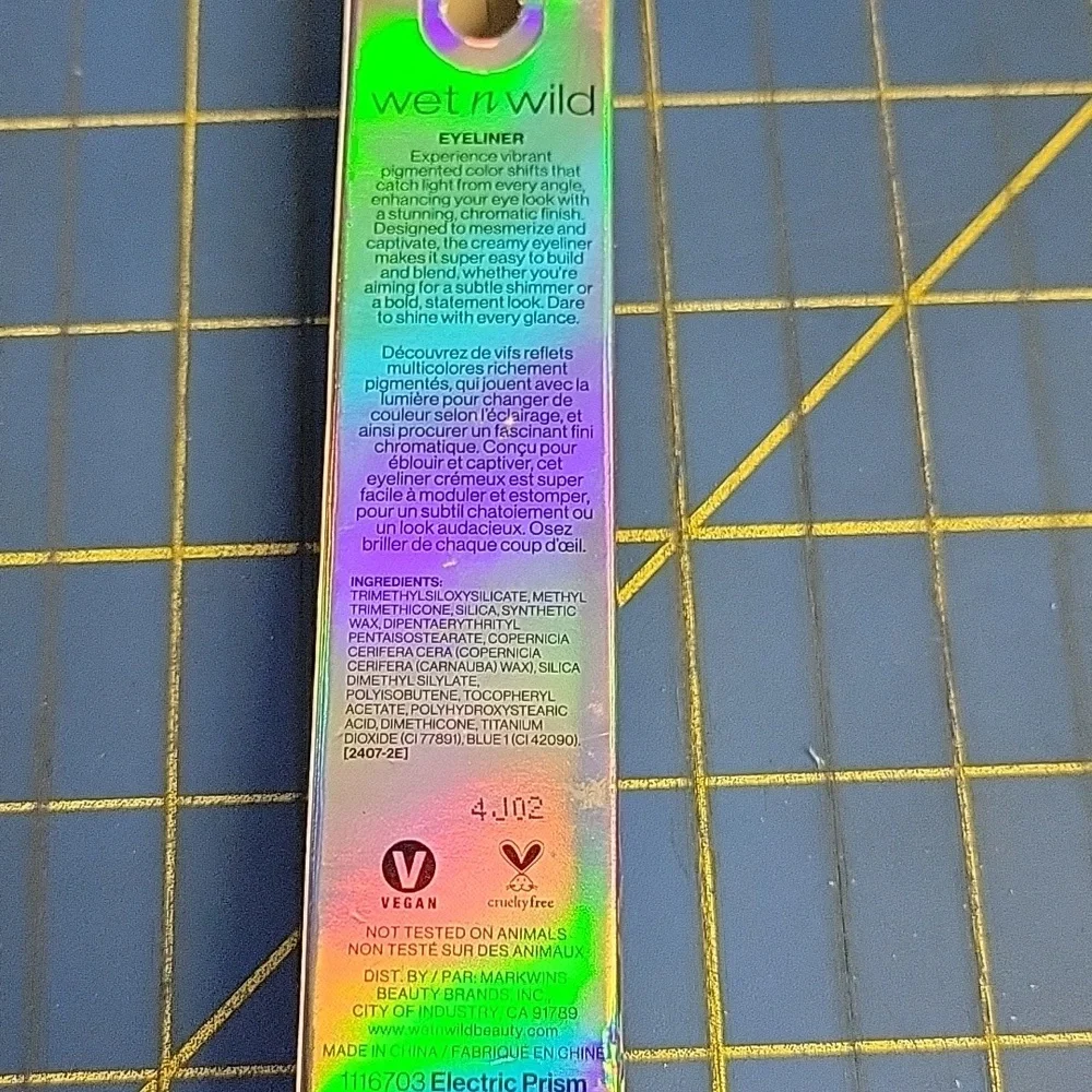 wet n wild Multi-Chrome Eyeliner - Multichromatique Electric Prism New In Box